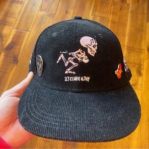 27 Club Embroidered black Corduroy trucker hat sold out in stores